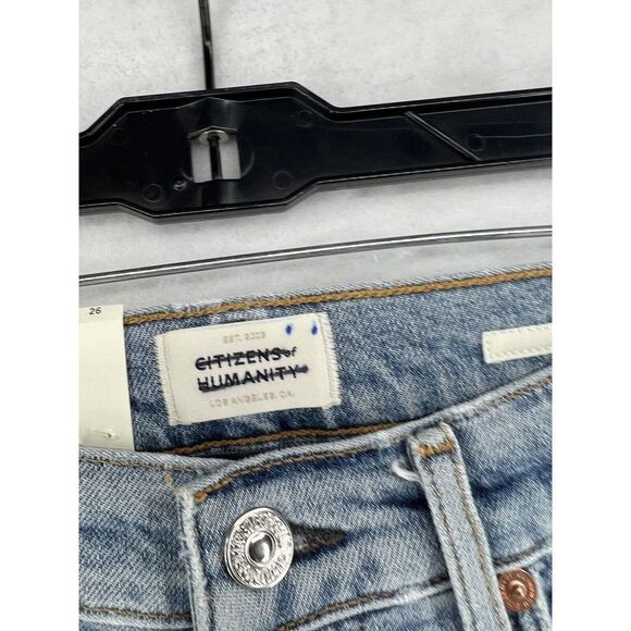 Citizens of Humanity Sabine High Rise Jeans Size 26 Confessions Distressed - Picture 6 of 16